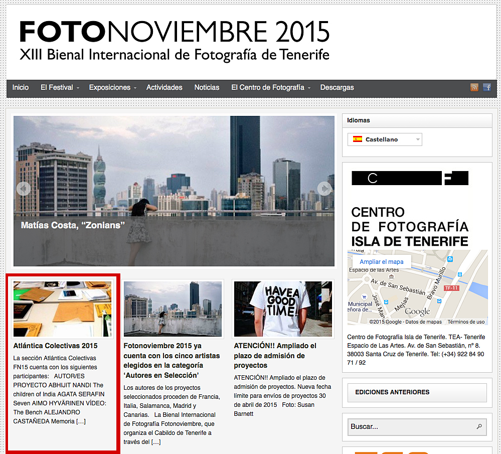 Fotonoviembre 2015_Atlantica Colectivas